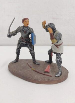 Giovanna d'Arco e Fante Inglese - Diorama Completo - Storia e Miniature del Medioevo - Hobby & Work