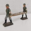 Barellieri Sanità Militare Tedesca Prima o Seconda Guerra Mondiale Schusso - Figura in Pasta 7 cm - Vintage anni '30-'40 Masse Figur Vorkrieg