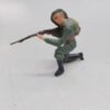 fante dell'Armata Rossa sovietica (URSS) - Probabile Lineol Figura in Pasta 6 cm - Vintage anni '30-'40 Masse Figur Vorkrieg