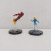 Marvel HeroClix - Lotto n. 2 Mini Figure cm 4 - WizKids (Iron Man Donna invisibile)