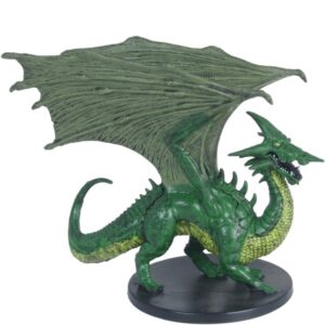 Dungeons & Dragons Miniatures - Young Green Dragon + Card - (D&D 102) Wizard