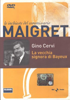 La vecchia signora di Bayeux (Gino Cervi) - DVD Le Inchieste del Commissario Maigret - Versione da edicola - DVD in Italiano