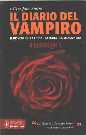 Il diario del vampiro 4 Libri in 1 di Smith, Lisa Jane ed. Newton Compton (Risveglio, Lotta, Furia, Messa Nera)