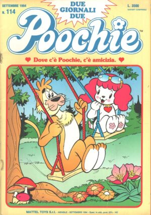 Rivista Poochie n. 114 - Settembre 1994 by Mattel ed. Mondadori