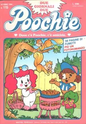 Rivista Poochie n. 115 - Ottobre 1994 by Mattel ed. Mondadori