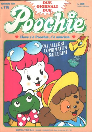 Rivista Poochie n. 116 - Novembre 1994 by Mattel ed. Mondadori