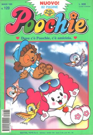 Rivista Poochie n. 120 - Marzo 1995 by Mattel ed. Mondadori (Con inserto Polly Pocket)