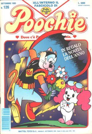 Rivista Poochie n. 126 - Settembre 1995 by Mattel ed. Mondadori (Con inserto Polly Pocket)