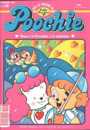 Rivista Poochie n. 128 - Novembre 1995 by Mattel ed. Mondadori (Con inserto Polly Pocket)