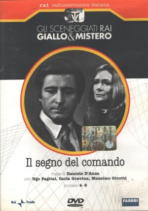 Il segno del comando parte seconda – Miniserie TV DVD RAI (Episodi 4-5) Sceneggiati Rai Giallo & Mistero – Versione da edicola DVD in Italiano