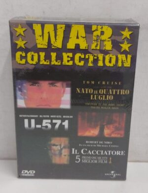 War Collection - (3 DVD) con Cofanetto - DVD in Italiano (Nato il 4 luglio, U-571, Il Cacciatore)