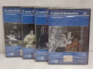 Il Conte di Montecristo - Miniserie TV Completa DVD RAI (4 DVD) (8 Episodi) Versione da edicola - DVD in Italiano