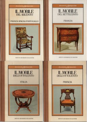 Documenti d'Antiquariato - Il mobile del Seicento Settecento Ottocento (Lotto 4 volumi) ed. De Agostini