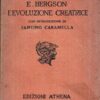 L'evoluzione creatrice di E. Bergson ed. Athena (1925)