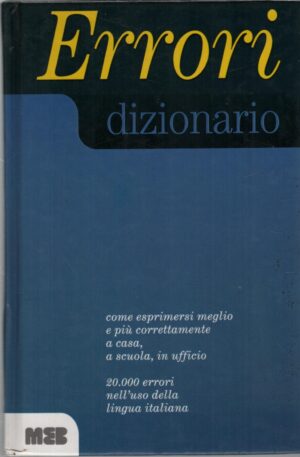 Dizionario Errori di Annamaria Carassiti ed. MEB