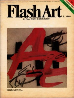 Rivista Flash Art n. 111 - Gennaio 1983 ed. Giancarlo Politi Editore