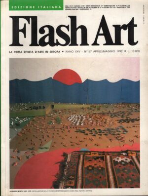 Rivista Flash Art n. 167 - Aprile Maggio 1992 ed. Giancarlo Politi Editore