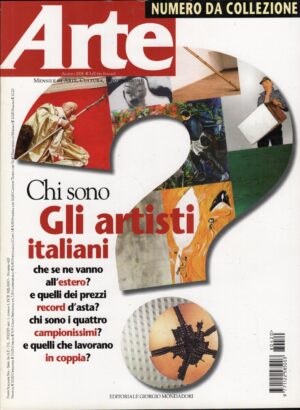 Rivista Arte n. 420 - Agosto 2008 ed. Mondadori