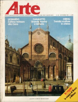 Rivista Arte Bolaffi n. 122 - Settembre 1982 ed. Giorgio Mondadori