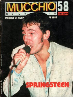 Rivista Mucchio Selvaggio n. 58 - Novembre 1982 - In copertina Bruce Springsteen ed. Lakota