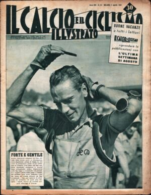 Il Calcio e il Ciclismo Illustrato n. 31 del 2 Agosto 1951 - In copertina Hugo Koblet