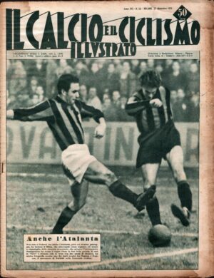 Il Calcio e il Ciclismo Illustrato n. 52 - 27 Dicembre 1951 - In copertina Tognon e Jeppson