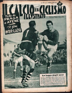 Il Calcio e il Ciclismo Illustrato n. 17 del 23 Aprile 1953 - In copertina Savioni e Pendibene