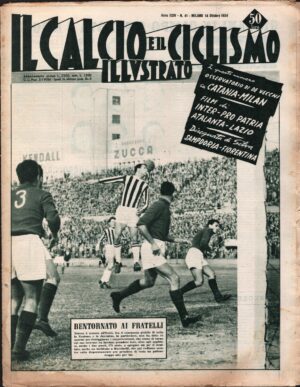 Il Calcio e il Ciclismo Illustrato n. 41 del 14 Ottobre 1954 - In copertina Muccinelli