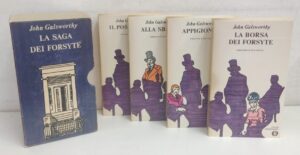 La saga dei Forsyte - Completa (4 volumi) di John Galsworthy ed. Mondadori (1970)