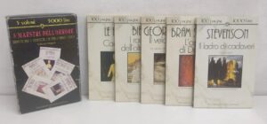 Cinque 5 maestri dell'orrore (5 volumi) di Stoker, Stevenson, Le Fanu, Bierce, Eliot ed. Newton Compton