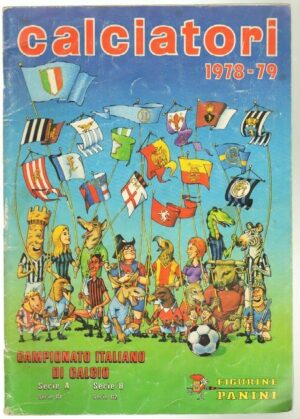 Album CALCIATORI 1978-79. Incompleto. Presenti 7 figurine su 583