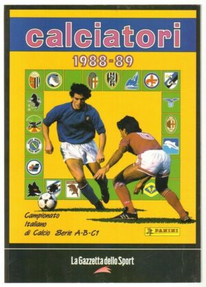 Album Calciatori 1988-89 Riproduzione album Panini Gazzetta dello Sport