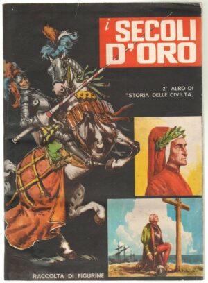 Album Figurine SECOLI D'ORO Storia delle Civilta' Albo 2° ed Baggioli INCOMPLETO