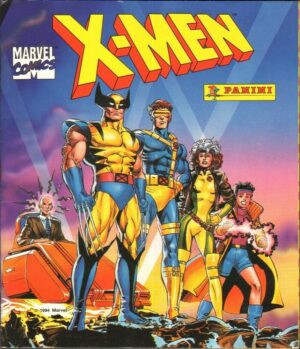 Album Figurine X-MEN. Marvel Comics. Incompleto, mancano 140 figurine su 216