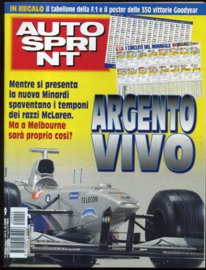 Autosprint 1998 n.9 febbraio-Marzo - POSTER ALLEGATO INCLUSO