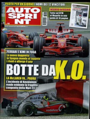 Autosprint 2008 n.18 Maggio - Kovalainen, Alonso, Mosley