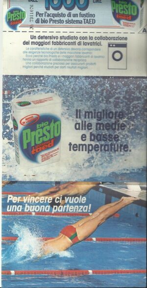 BIO PRESTO buono sconto PIEGHEVOLE del 1983 - Pubblicità/Advertising