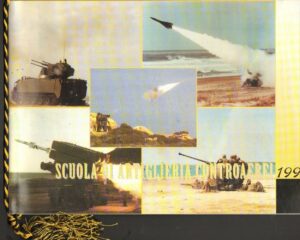 Calendario Scuola di Artiglieria Controaerei Anno 1995. Con cordoncino originale
