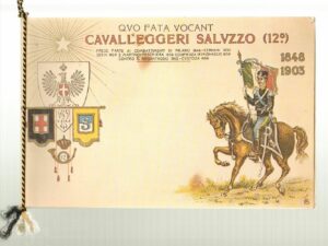 Calendario Cavalleggeri di Saluzzo Anno 1978 Con cordoncino originale