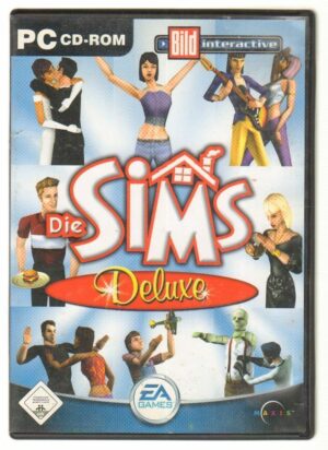DIE SIMS DELUXE Videogioco PC TEDESCO COMPLETO DI MANUALE