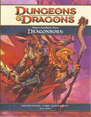 Dungeons & Dragons DRAGONBORN Player's Handbook Inglese English Races Game Supplement ed Wizards