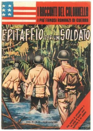 EPITAFFIO PER UN SOLDATO di W. Hoskins ed. M. N. - Racconti del Colonnello n. 21