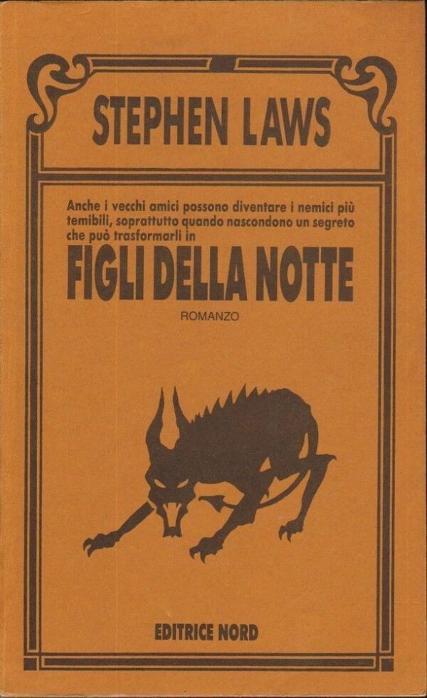 FIGLI-DELLA-NOTTE-di-Stephen-Laws-1-ed-Nord-1992-122287868860