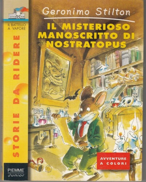Geronimo-Stilton-n-1-IL-MISTERIOSO-MANOSCRITTO-DI-NOSTRATOPUS-ed-Piemme-123903638430