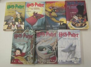 HARRY POTTER di J.K. Rowling Serie completa 7 VOLUMI Brossura ed. Salani