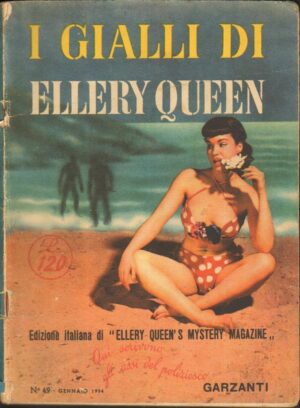 I Gialli di Ellery Queen n. 49 ed. Garzanti 1954 Gennaio