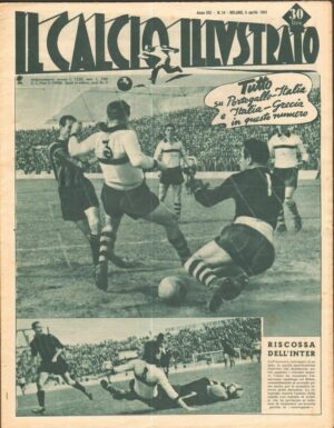 Il Calcio Illustrato n. 14 - 5 Aprile 1951 - In copertina Achilli