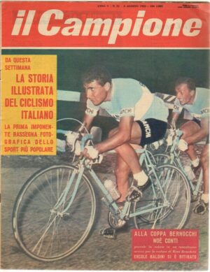 IL CAMPIONE anno 1959 n. 31 del 3 Agosto La storia illustrata del ciclismo