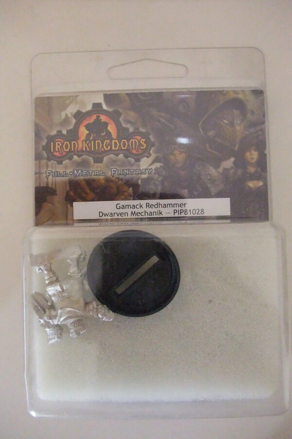 IRON-KINGDOMS-GAMACK-REDHAMMER-DWARVEN-MECHANIK-da-montare-dipingere-Cod-P33-121811002820