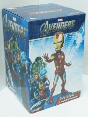 IRON MAN The Avengers Marvel Head Knocher Neca 2014 Action Figure NECA